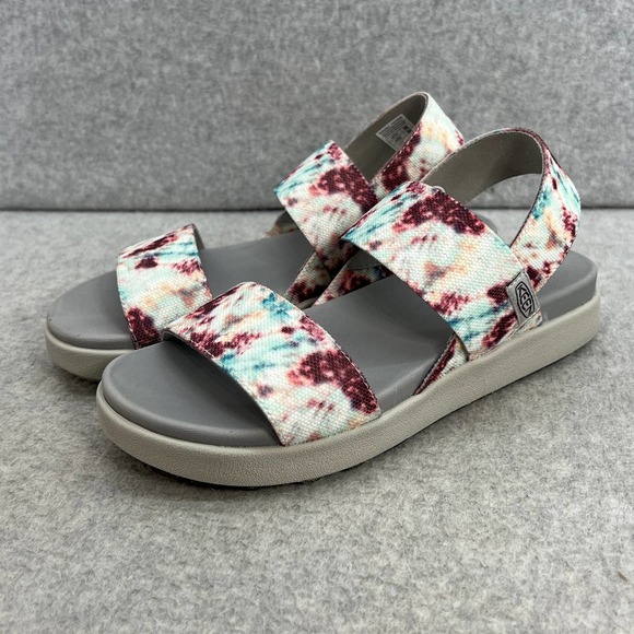 KEEN Elle Backstrap Summer Outdoor Sandal - Andorra/Tie Dye -Women Size 7.5 *NEW - Picture 2 of 15